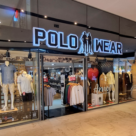 Logo da loja polo wear